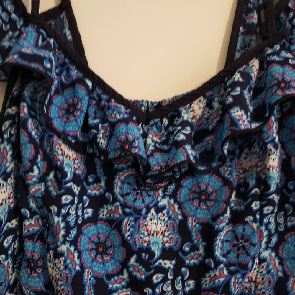 Blue sun dress